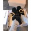 JW Anderson Shearling Chain Loafer Mules Black 2020