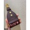 Dior Oblique Embroidered Velvet Shoulder Strap Burgundy 2020