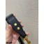 Christian Dior Embroidery Adjustable Shoulder Strap Black 2020