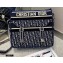 Dior Diorcamp Bag in Oblique Embroidered Velvet Blue 2020