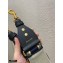 Christian Dior Embroidery Shoulder Strap Blue 2020