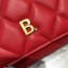 Balenciaga Quilting B. Large Shoulder Bag Red