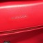 Balenciaga Quilting B. Large Shoulder Bag Red