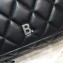 Balenciaga Quilting B. Large Shoulder Bag Black/Silver