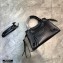 Balenciaga Neo Classic Small Top Handle Bag Crocodile Embossed Calfskin Black 2020