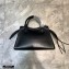 Balenciaga Neo Classic Small Top Handle Bag Crocodile Embossed Calfskin Black 2020