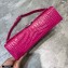 Balenciaga Hourglass Sling Bag Shoulder Bag Crocodile Embossed Calfskin Fuchsia