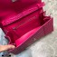 Balenciaga Hourglass Sling Bag Shoulder Bag Crocodile Embossed Calfskin Fuchsia