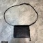 Balenciaga B. Small Bag in Lizard Embossed Calfskin Black