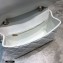 Balenciaga Quilting B. Medium Shoulder Bag White