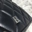 Balenciaga Quilting B. Medium Shoulder Bag Black/Silver