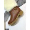 Dior Heel 3.5cm Calfskin and Shearling D-Furious Boots Dark Tan 2020