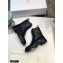 Dior Heel 2.5cm Calfskin Lace-up Ankle Boots Black 2020