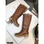 Dior Heel 3.5cm Calfskin and Shearling Lining D-Furious Boots Dark Tan 2020