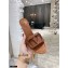 Valentino Heel 6.5cm VLogo Leather Mules Brown 2020