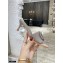Valentino Heel 6.5cm VLogo Leather Mules Gray 2020