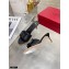 Valentino Heel 6.5cm VLogo Leather Mules Black 2020