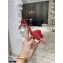 Valentino Heel 6.5cm VLogo Leather Mules Red 2020
