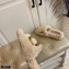 Stella Luna Fur Slide Sandals Beige 2020