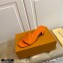 Louis Vuitton Heel 4cm Monogram Embossed Mules Orange 2020