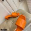 Louis Vuitton Heel 4cm Monogram Embossed Mules Orange 2020