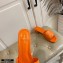 Louis Vuitton Heel 4cm Monogram Embossed Mules Orange 2020