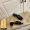 Louis Vuitton Heel 4cm Monogram Embossed Mules Black 2020