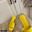 Louis Vuitton Heel 4cm Monogram Embossed Mules Yellow 2020