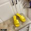 Louis Vuitton Heel 4cm Monogram Embossed Mules Yellow 2020