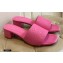 Louis Vuitton Heel 4cm Monogram Embossed Mules Pink 2020