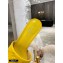 Louis Vuitton Heel 9.5cm Monogram Embossed Mules Yellow 2020