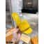 Louis Vuitton Heel 9.5cm Monogram Embossed Mules Yellow 2020