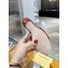 Louis Vuitton Heel 9.5cm Monogram Embossed Mules Burgundy 2020