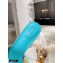 Louis Vuitton Heel 9.5cm Monogram Embossed Mules Sky Blue 2020