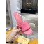 Louis Vuitton Heel 9.5cm Monogram Embossed Mules Pink 2020