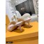Louis Vuitton Heel 7.5cm Monogram Embossed Mules Pale Pink 2020