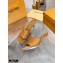 Louis Vuitton Heel 7.5cm Monogram Embossed Mules Brown 2020