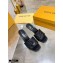 Louis Vuitton Heel 7.5cm Monogram Embossed Mules Black 2020