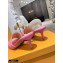 Louis Vuitton Heel 7.5cm Monogram Embossed Mules Pink 2020