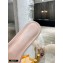 Louis Vuitton Monogram Embossed Flat Mules Pale Pink 2020