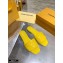 Louis Vuitton Monogram Embossed Flat Mules Yellow 2020