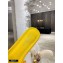 Louis Vuitton Monogram Embossed Flat Mules Yellow 2020