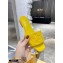 Louis Vuitton Monogram Embossed Flat Mules Yellow 2020