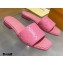 Louis Vuitton Monogram Embossed Flat Mules Pink 2020