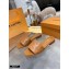 Louis Vuitton Monogram Embossed Flat Mules Brown 2020