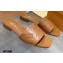 Louis Vuitton Monogram Embossed Flat Mules Brown 2020