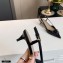 Valentino Heel 4cm VLogo Signature Patent Leather Slingback Pumps Black 2020
