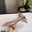 Valentino Heel 4cm VLogo Signature Patent Leather Slingback Pumps Nude 2020