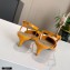 Valentino Heel 4cm VLogo Signature Patent Leather Slingback Pumps Yellow 2020
