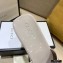 Gucci Heel 5.5cm Platform 2.5cm Embossed Logo Rubber Slide Sandals Gray 2020